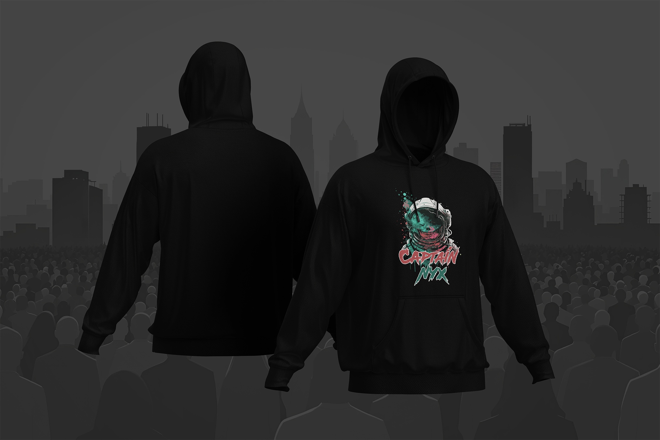 Captain Nyx - Der Astronaut v1 Hoodie