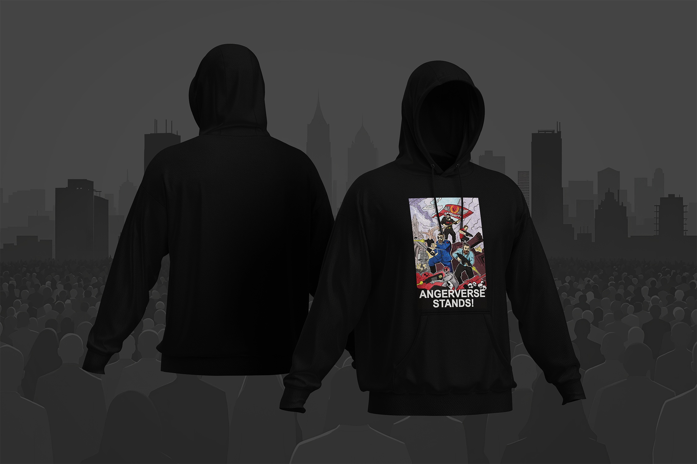 AngerVerse - AngerVerse Stands Hoodie