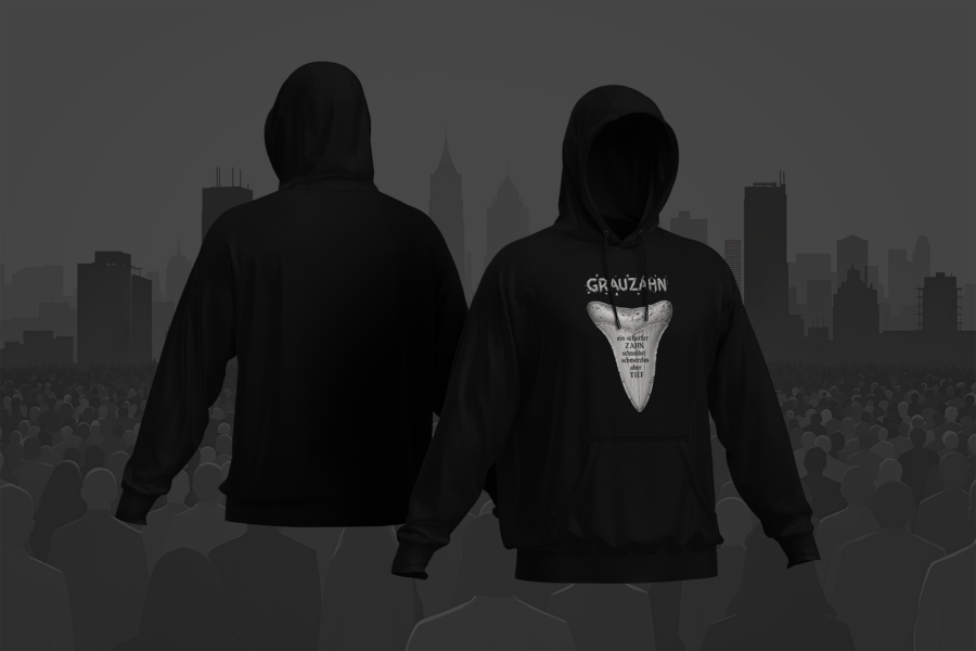 GRAUZAHN - Der scharfe Zahn Hoodie