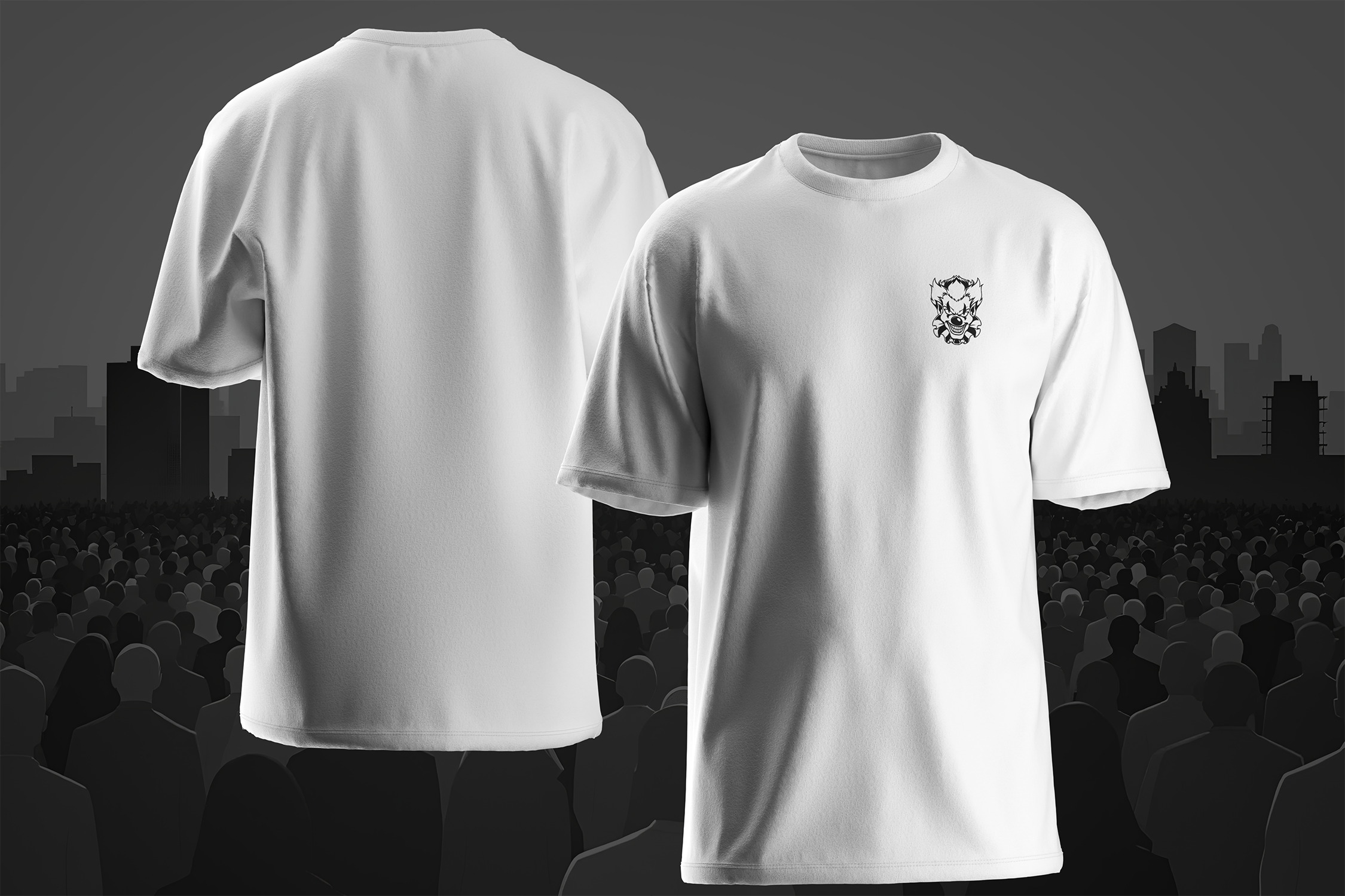 Clownswelt - Dog Whistle Clown Brustlogo – Bild 2