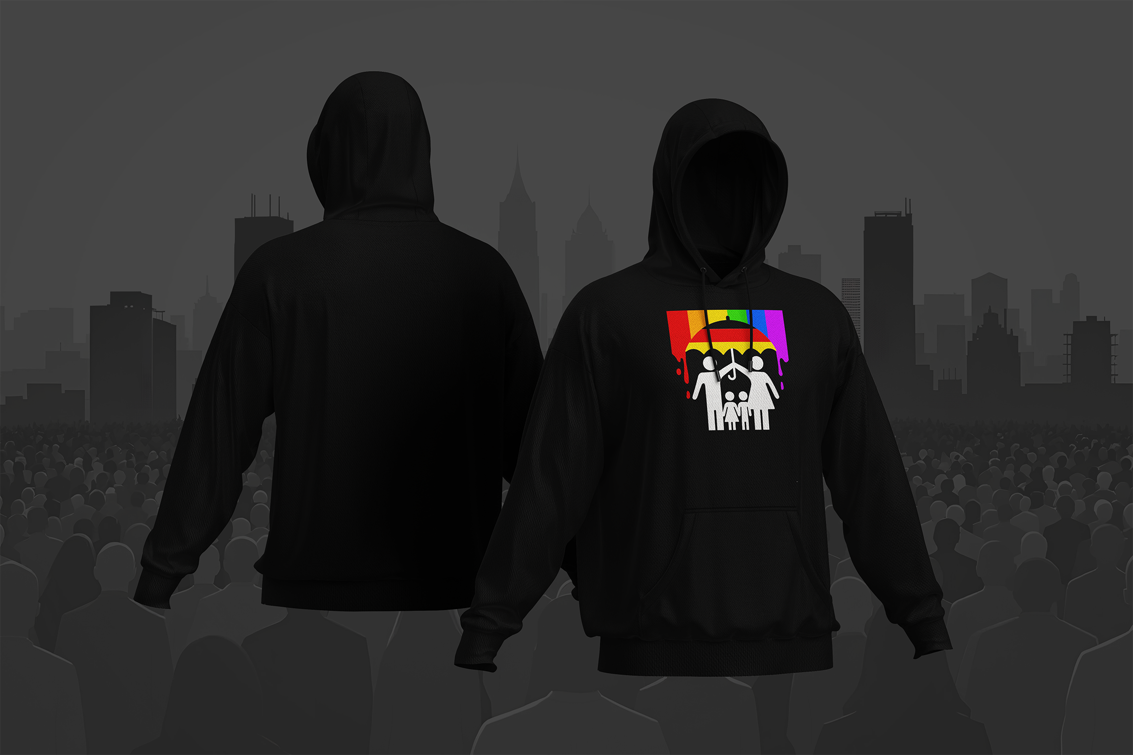 Memes - Schutz der Familie Hoodie