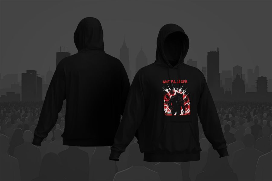GroschiTV - Antifa Jäger v3 Hoodie