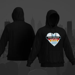Deutschland - Deutschland auf die 1 blau Hoodie