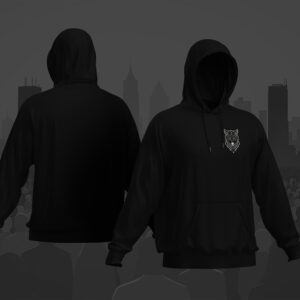 Doktor Dementi - Dog Whistle Wolf Brustlogo Hoodie