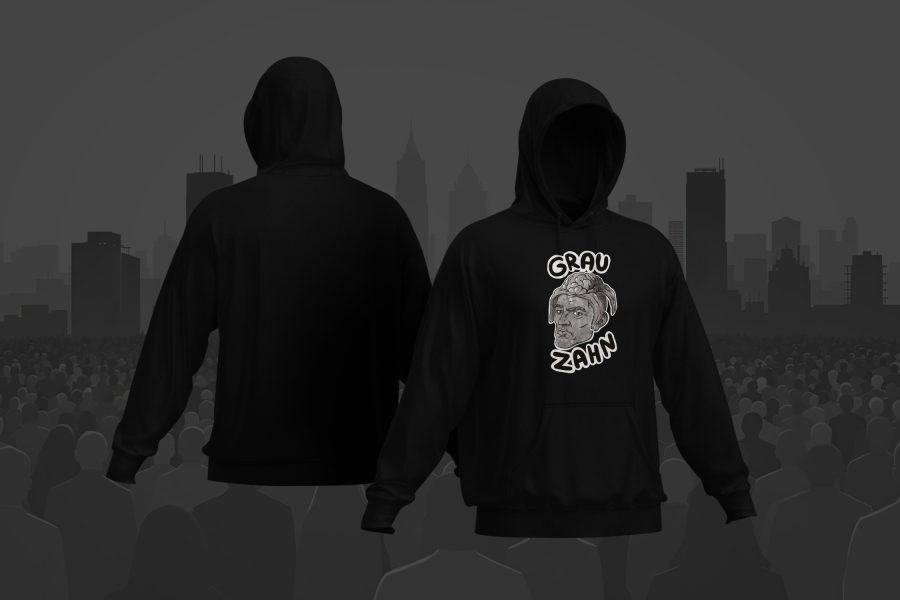 GRAUZAHN - Avatar Hoodie – Schwarz
