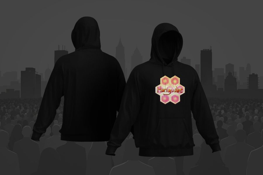 Honigwabe - HW v2 Hoodie – Schwarz