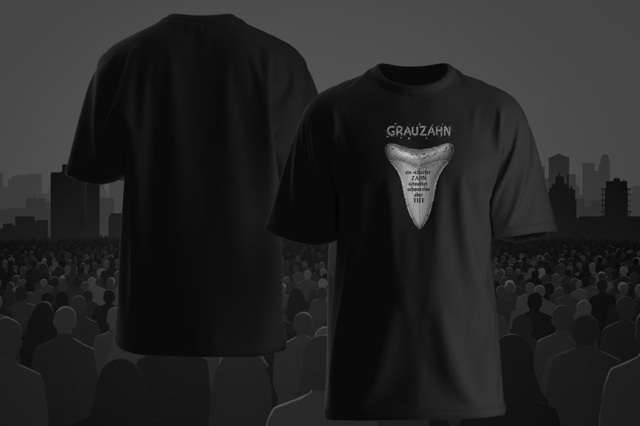 GRAUZAHN - Der scharfe Zahn – Schwarz