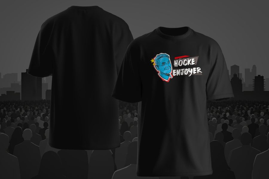 Memes - Höcke Enjoyer – Schwarz