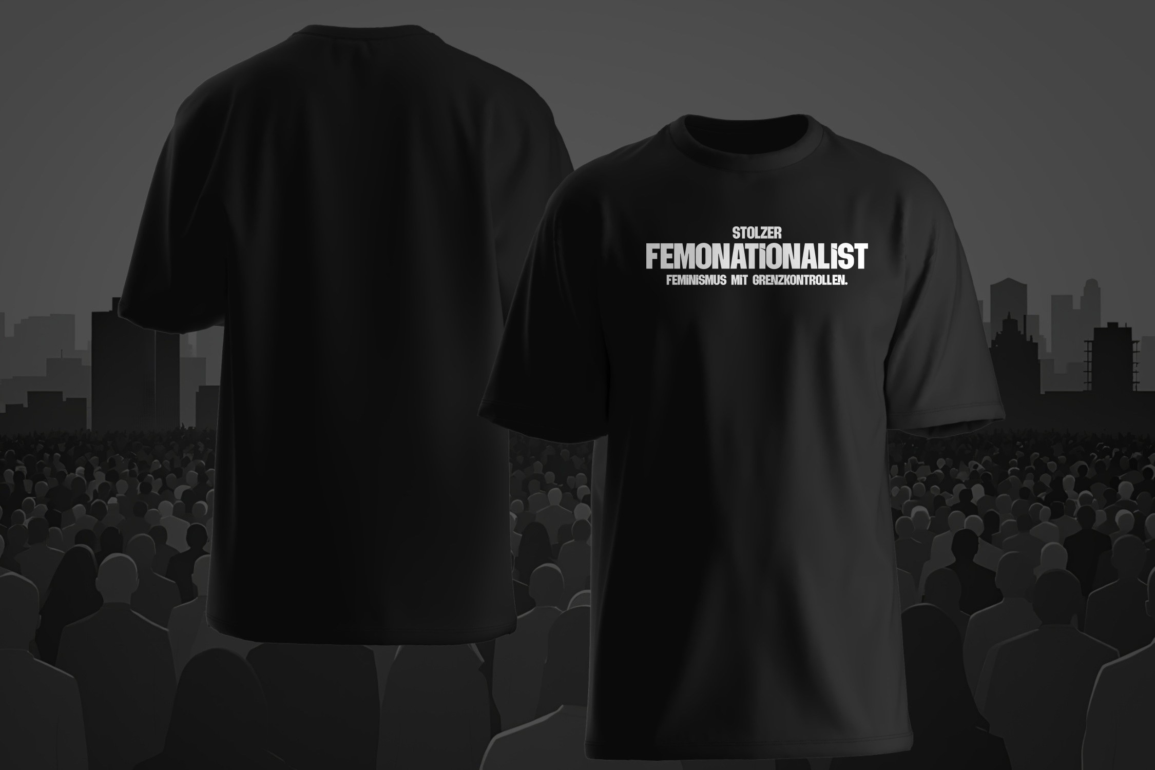 Memes - Stolzer Femonationalist – Schwarz