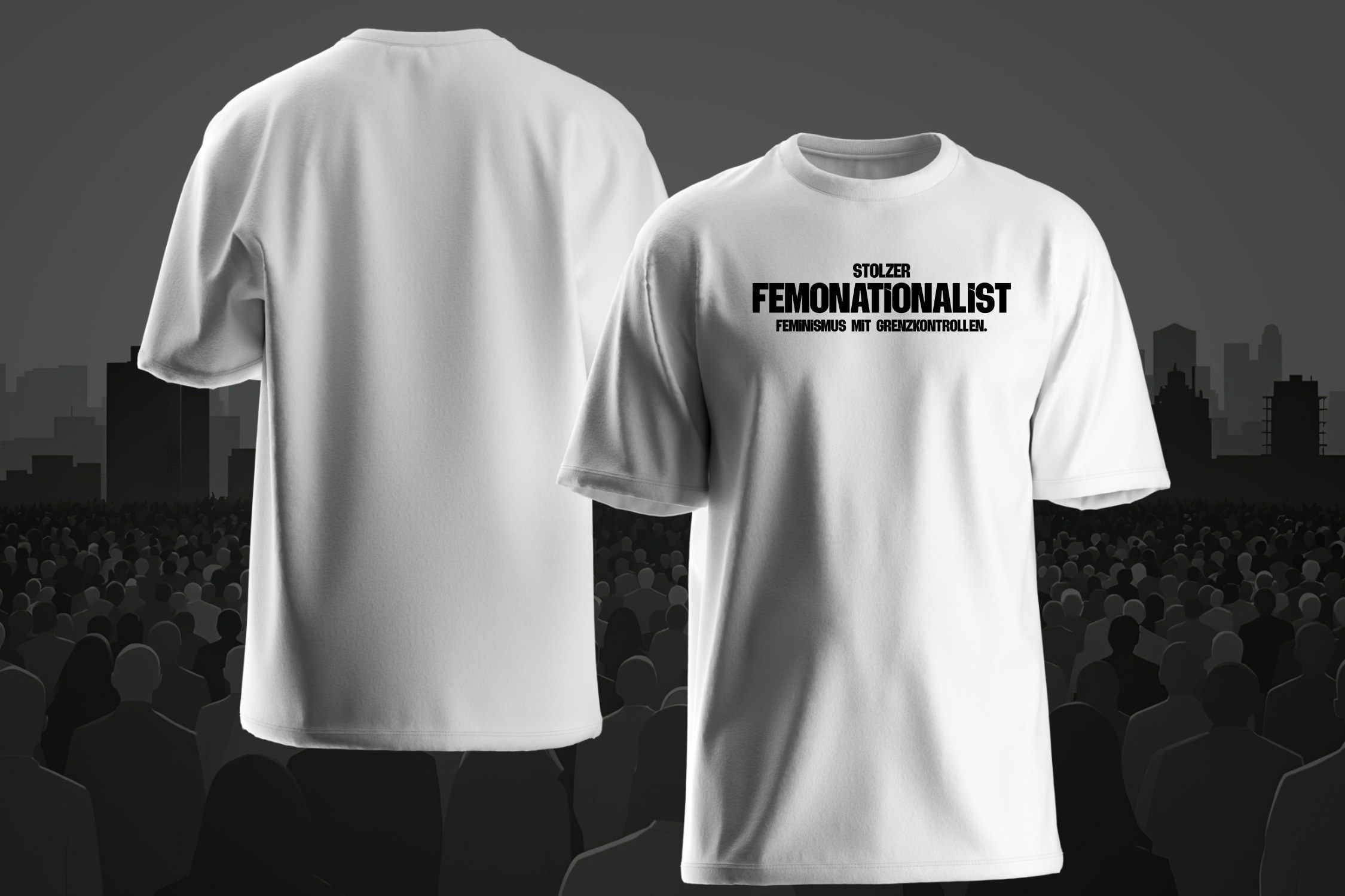 Memes - Stolzer Femonationalist – Weiß