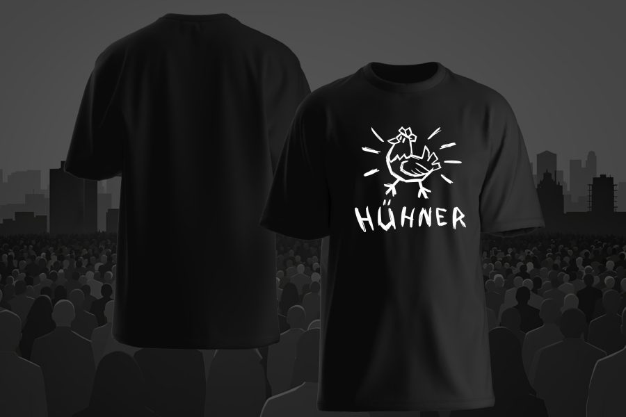 Agitator - Hühner – Schwarz