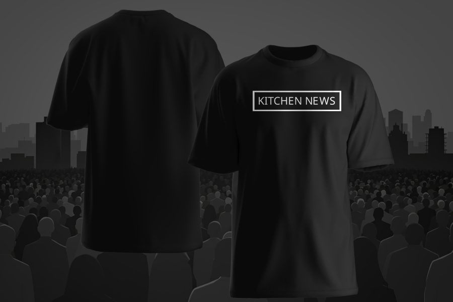Kitchen News – Podcast Logo – Schwarz